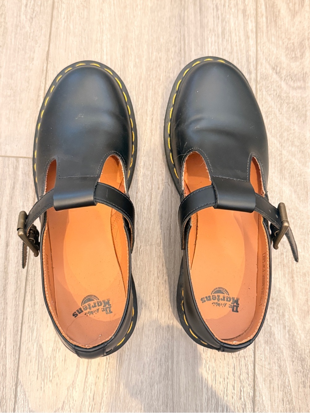 Dr. Martens Black Polley T-Bar Mary Jane’s - Picture 2 of 4
